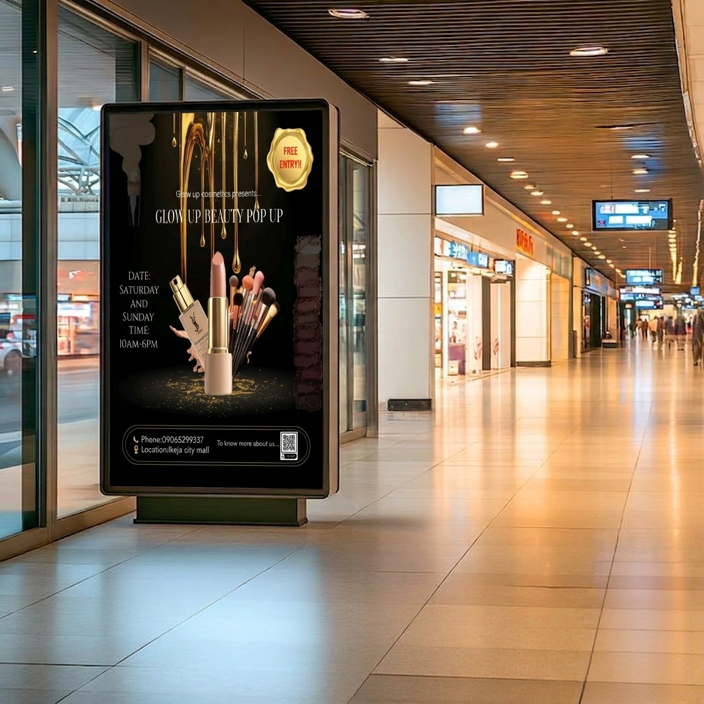 Glow Up Beauty Pop Up mockup 1